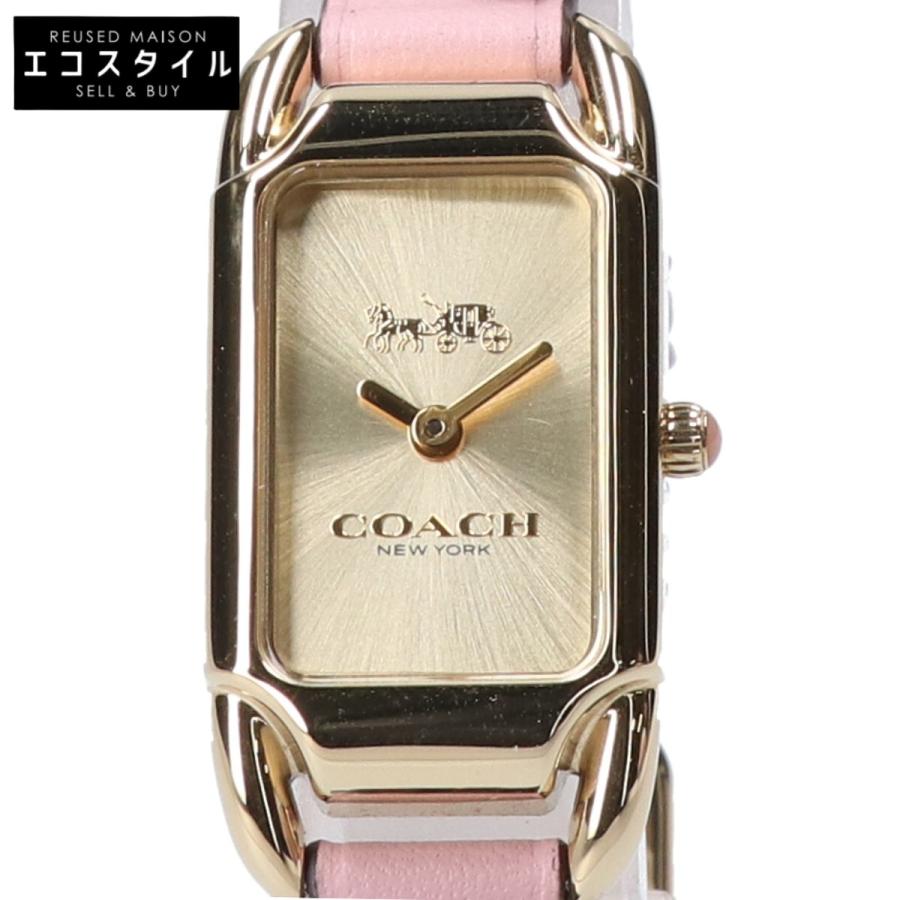 COACH（コーチ） 新品同様 CO213 ケイディ ウォッチ ティーローズ