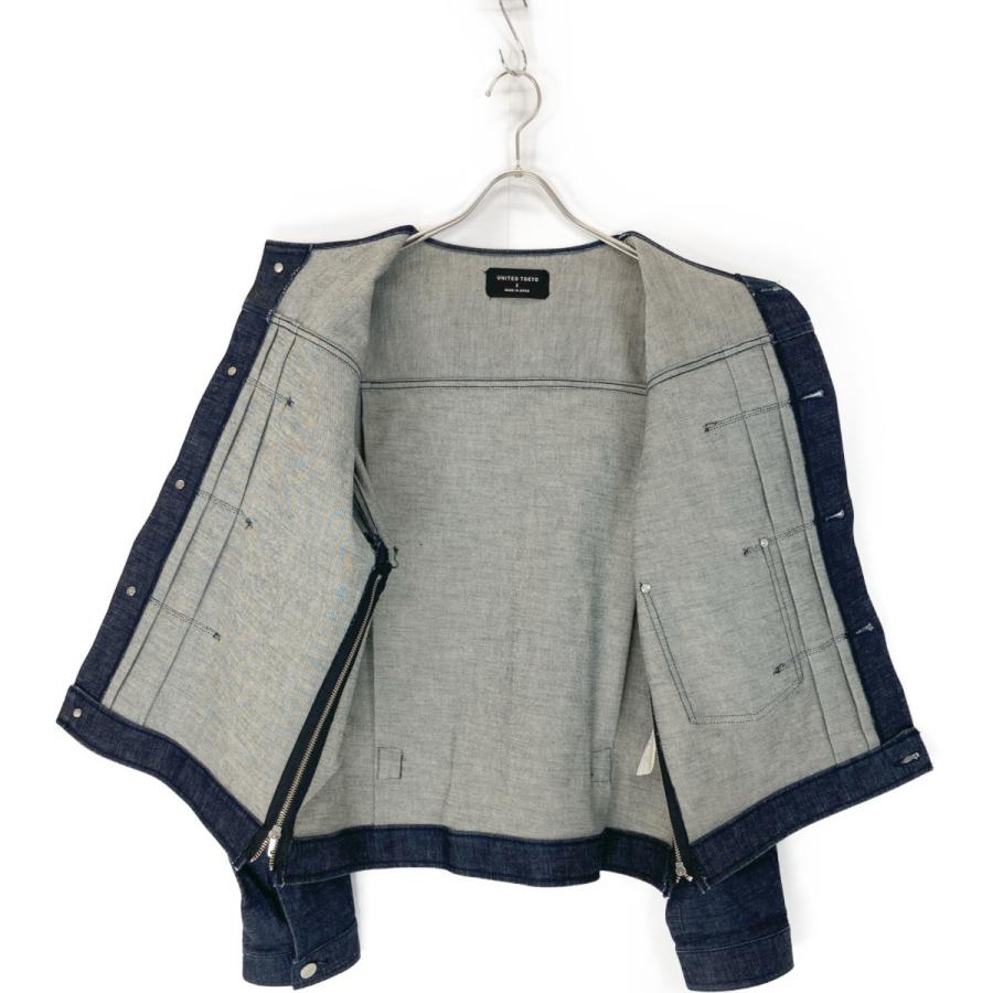 UNITEDTOKYO サイドジップノーカラーデニムジャケット 3 UNITED TOKYO（ユナイテッドトウキョウ）の「サイドジップノー