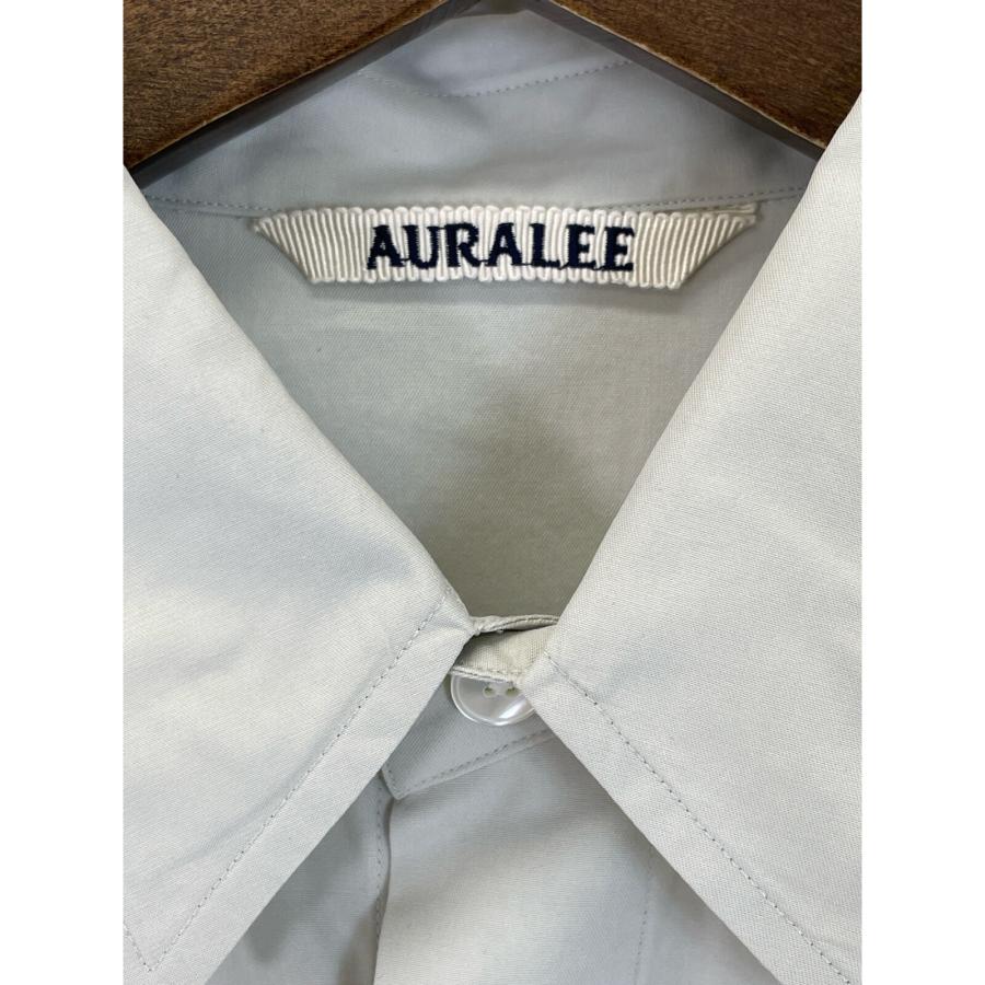 AURALEE オーラリー PALE A22AS02TN WASHED FINX TWILL BIG SHIRTS 