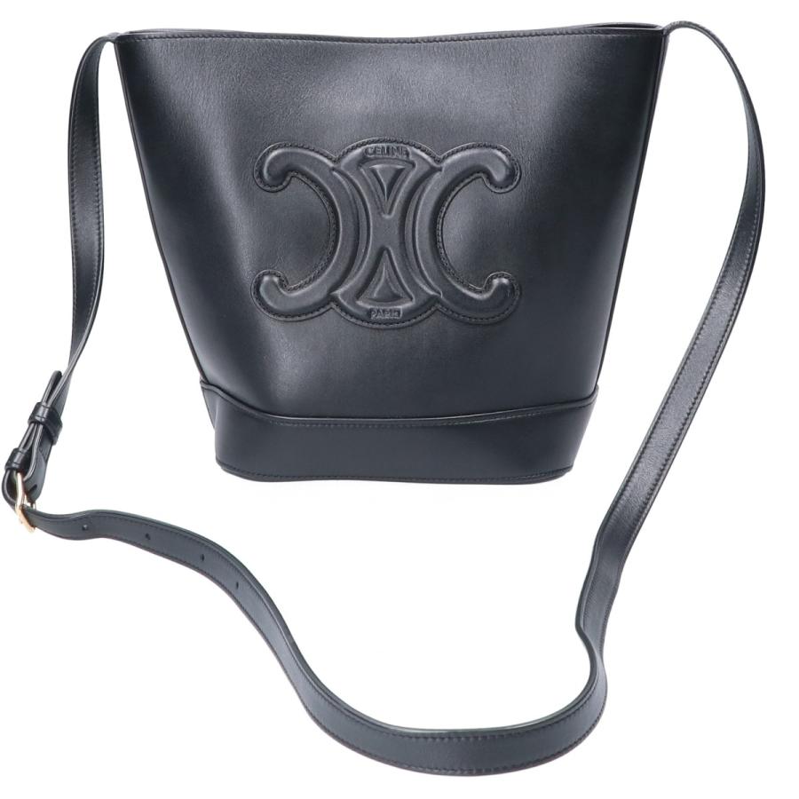 CELINE セリーヌ カーフスキン スモール バケット キュイル CELINE セリーヌ カーフスキン スモール バケット キュイル