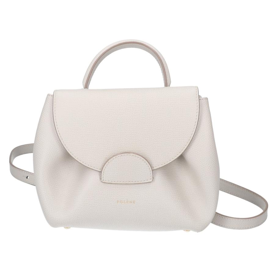 POLÈNE ホワイト ショルダーバッグ ポレーヌ Polene ショルダーバッグ Number ten ホワイト バッグ