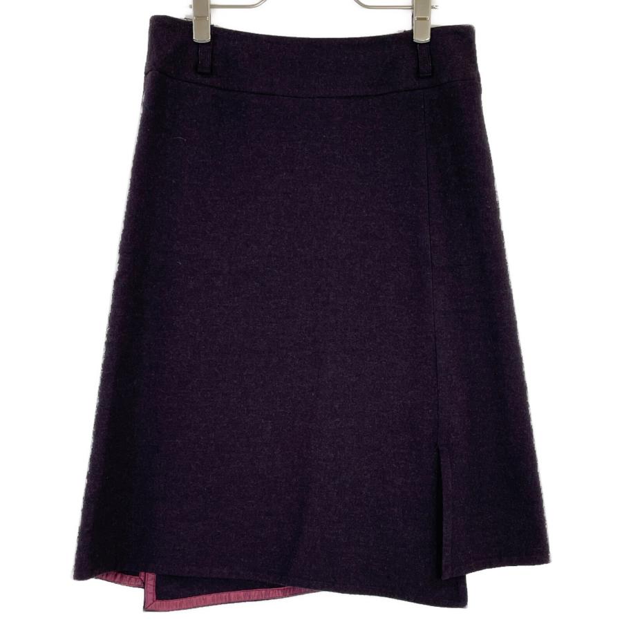 Pallas Palace パラスパレス パープル ウール スリット スカート 