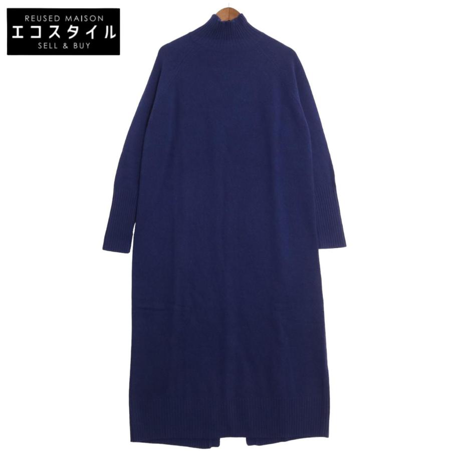 SACRA サクラ 122633041 ブルー ウールカシミヤワンピース 38 