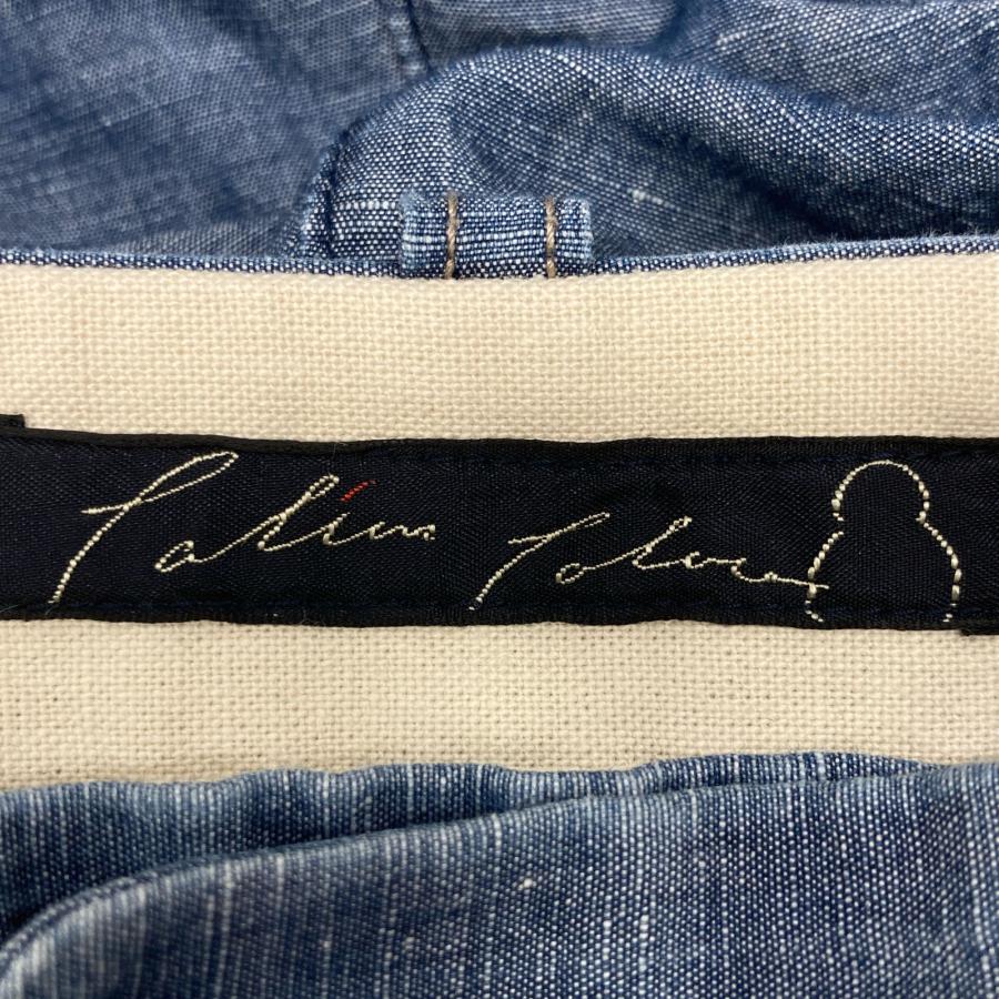 美品 パラスパレス リネンコットンワイドパンツ パラスパレス インディゴワイドパンツ コットンリネン サイズ3