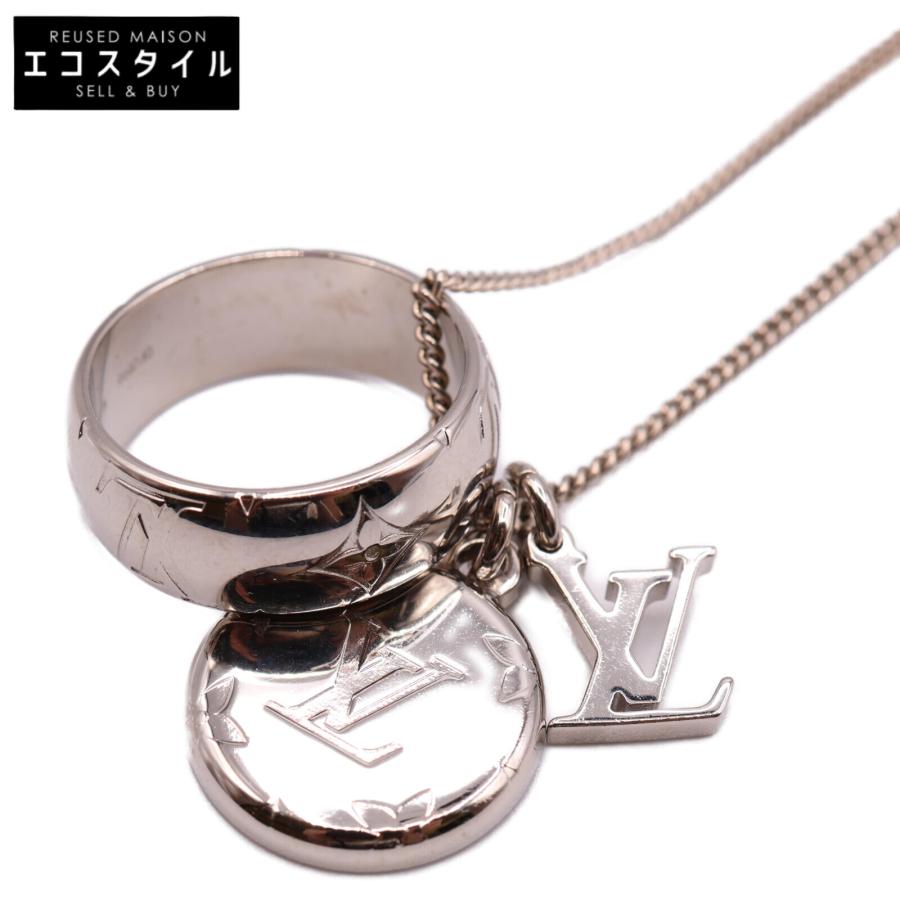 美品 LOUIS VUITTON ルイヴィトン M62485 リングネックレス モノグラム 