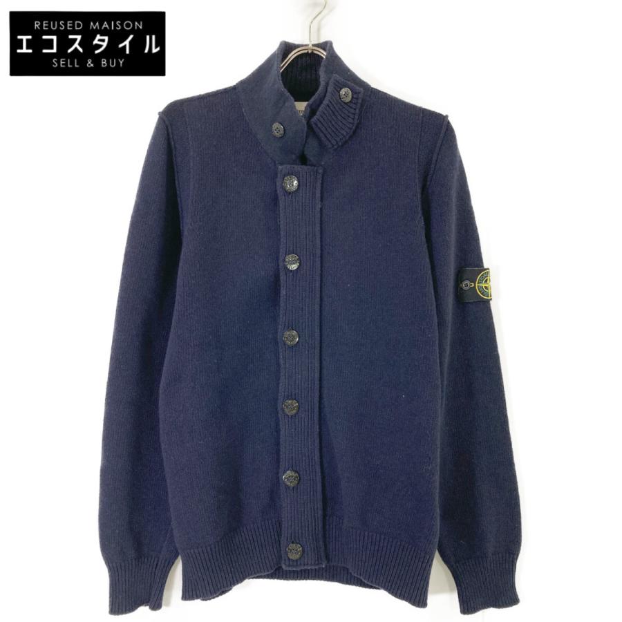 Stone Island ストーンアイランド ニット カーディガン ネイビー L