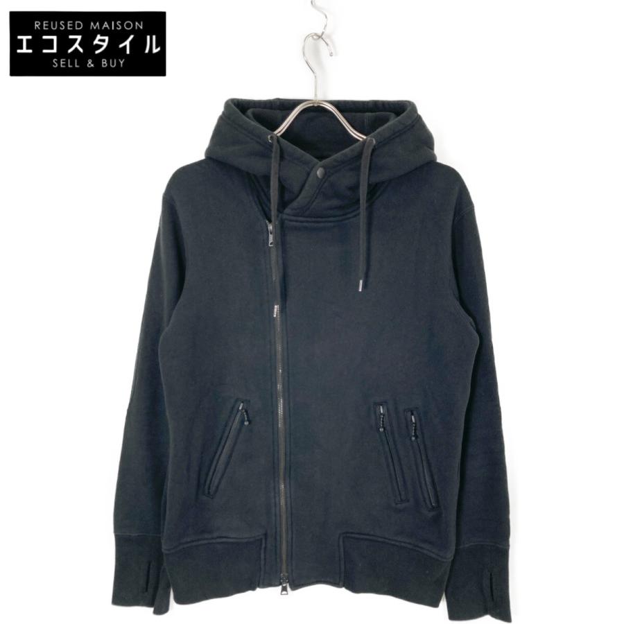 s’yte サイト パーカー メンズ 【古着】【中古】 S'YTE サイト ブラック コットン プルパーカー L トップス メンズ 中古
