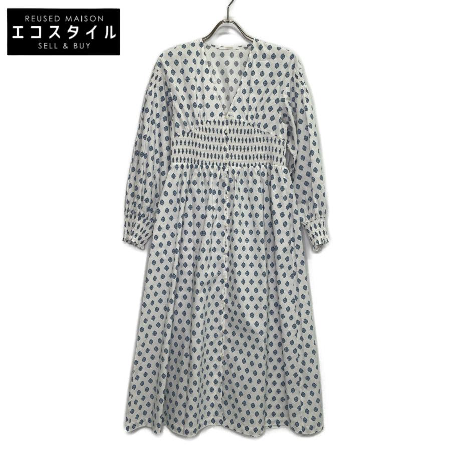 SOULEIADO ソレイアード 75-06-32-06001 ホワイト×ブルー コットン 総