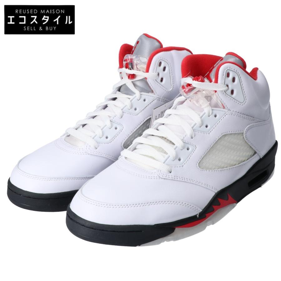 NIKE 美品 ナイキ DA1911-102 エアジョーダン5 レトロ ファイヤー  