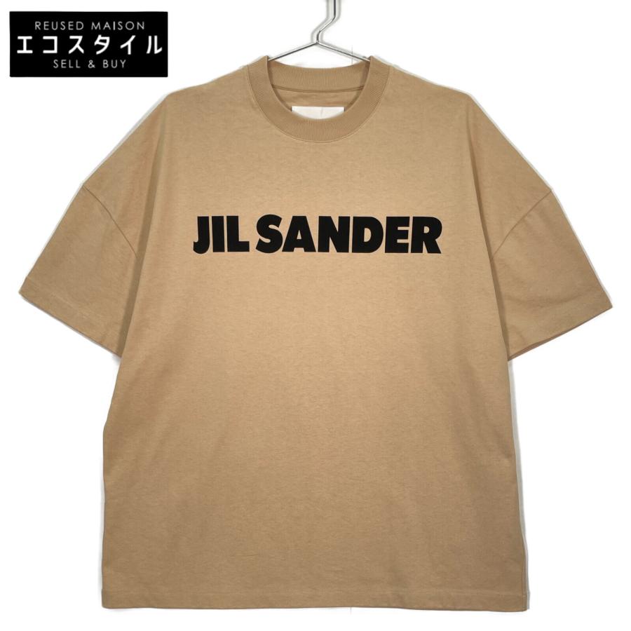 JIL SANDER 24ss シルバージュエルクリップ　ウールシャツ JIL SANDER ジルサンダー 24SS ベージュ ロゴ 半袖Tシャツ S