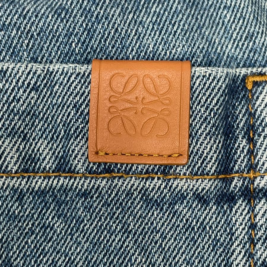 LOEWE ロエベ ブルー ドローストリング ワイドデニムパンツ 44 LOEWE ロエベ ブルー ドローストリング ワイドデニムパンツ 44