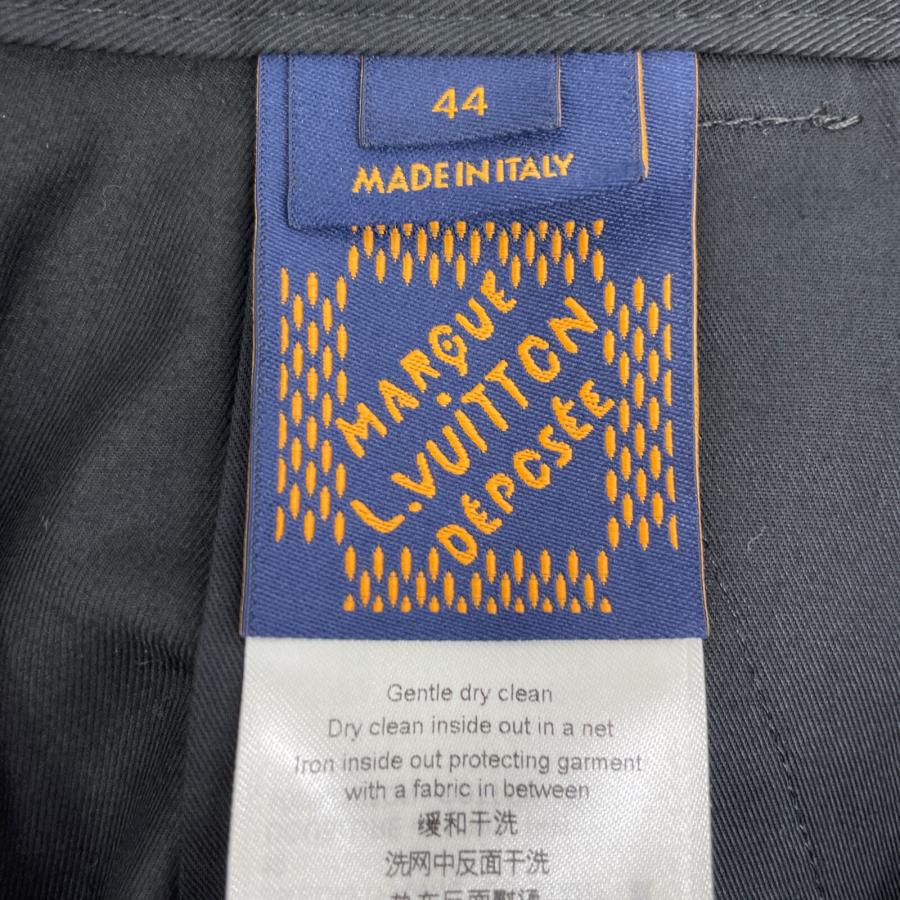 LOUIS VUITTON ルイヴィトン 24年 ブラック 刺繍コットンカーゴ LOUIS VUITTON ルイヴィトン 24年 ブラック 刺繍コットンカーゴ