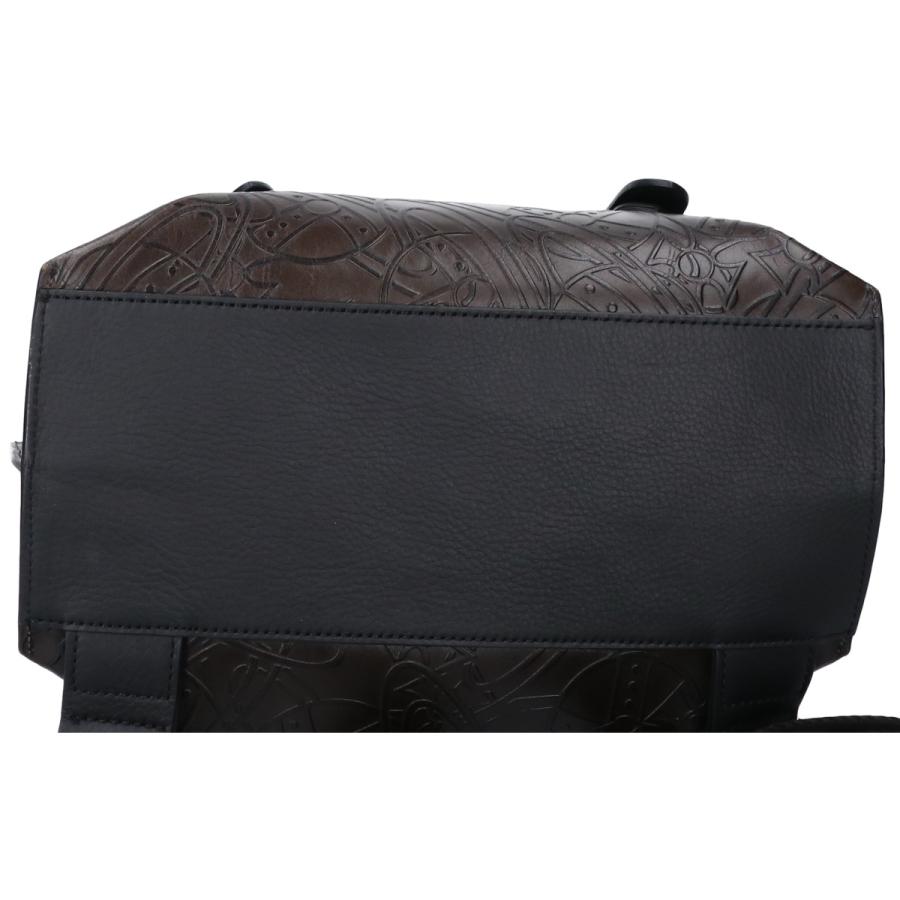 【希少】ヴィヴィアンウエストウッド リュック アーサー　オーブ柄 総柄 ブラウン ヴィヴィアンウエストウッド Vivienne Westwood アーサー オーブ