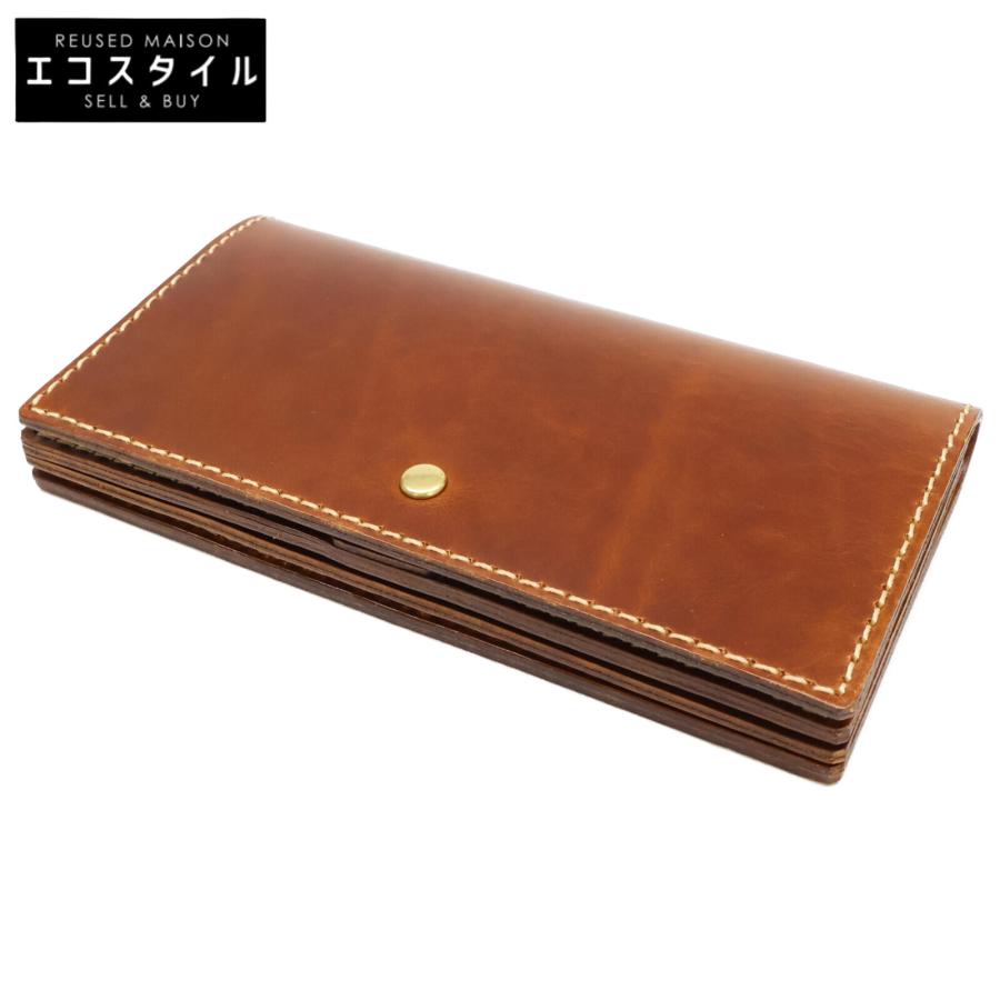 HERZ（ヘルツ） /新品同様 チョコ ジャバラ長財布(WL-107) 長財布