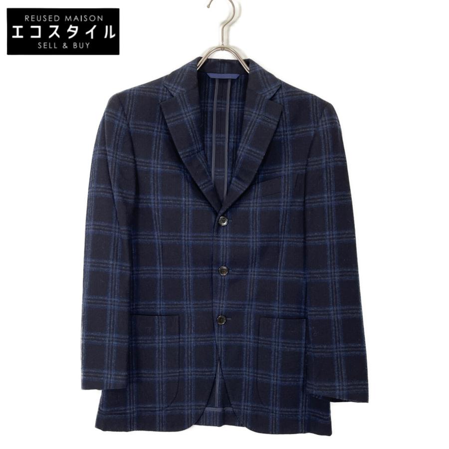 【極美品】ラルディーニ　チェックジャケット サイズ44 極美品】ラルディーニチェックジャケット サイズ44