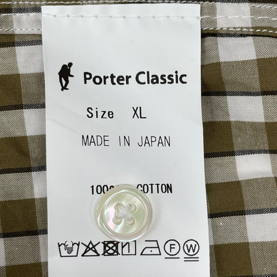 Porter Classic ポータークラシック ベージュ ギンガムチェック Porter Classic ポータークラシック ベージュ ギンガムチェック