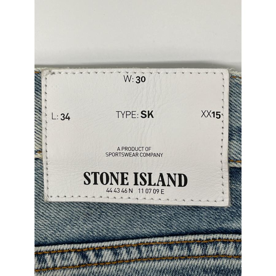 STONE ISLAND ストーンアイランド ブルー インディゴ ストレート STONE ISLAND ストーンアイランド ブルー インディゴ ストレート