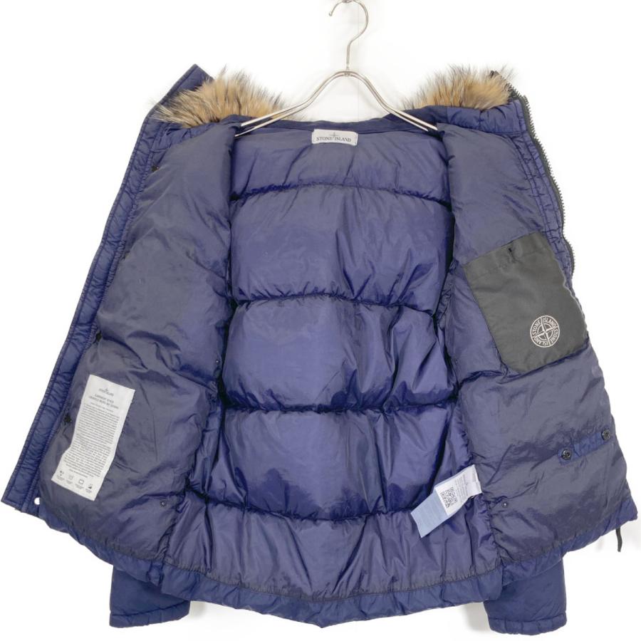 STONE ISLAND ストーンアイランド 611540723 ネイビー ナイロン ダウン