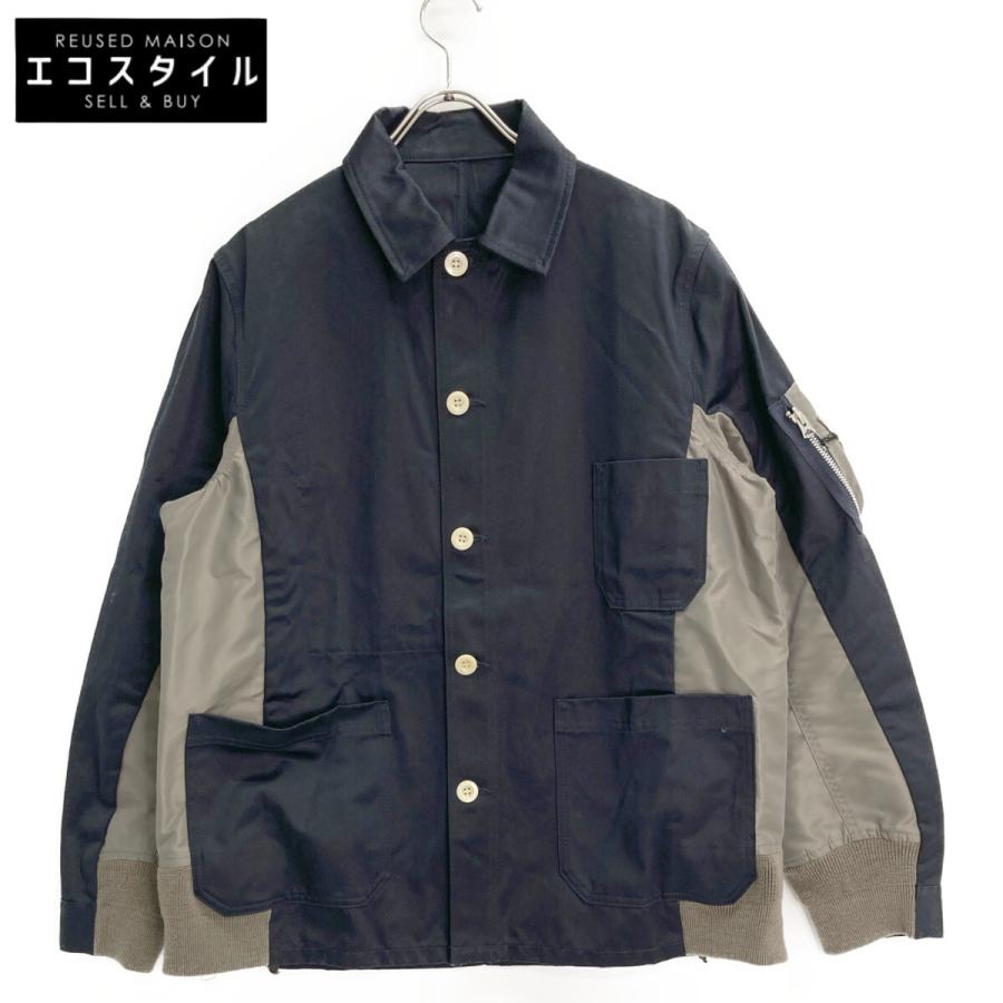 sacai サカイ 24年 24-03316M ネイビー Cotton Chino×Nylon sacai サカイ 24年 24-03316M ネイビー Cotton Chino×Nylon