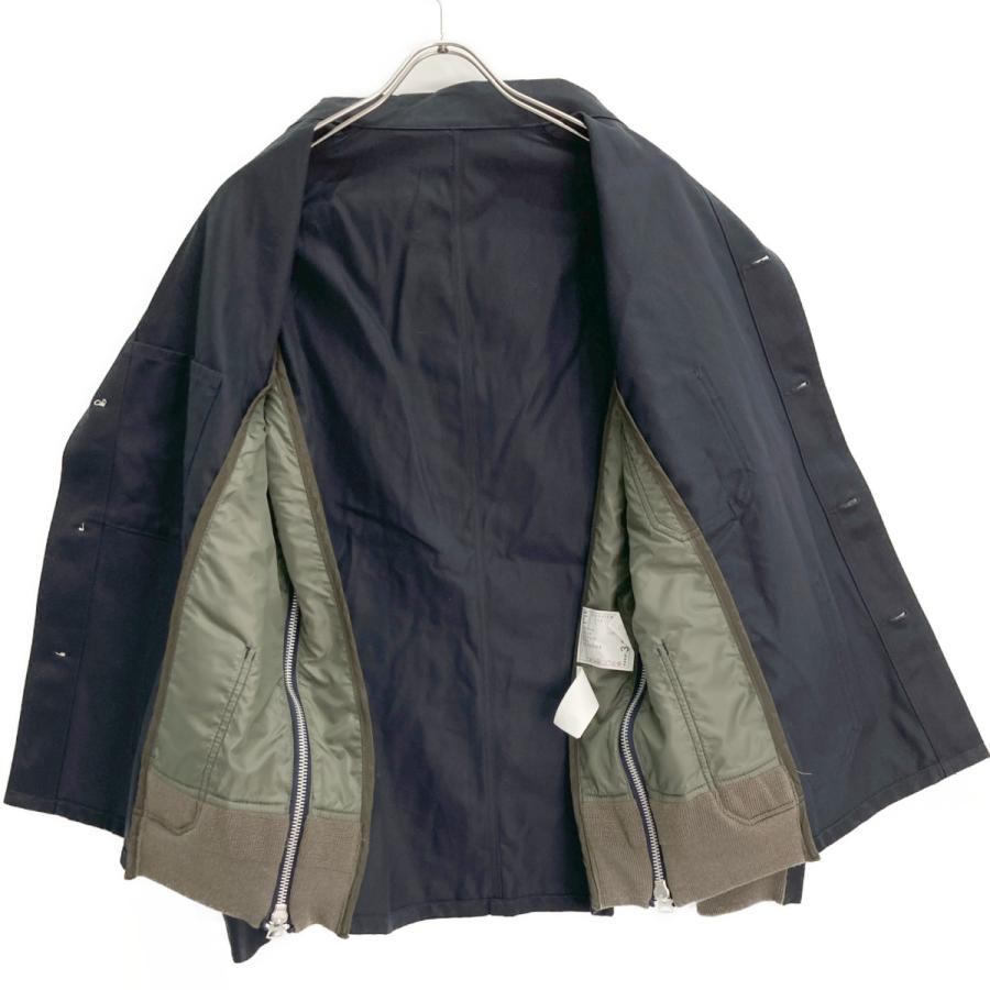 sacai サカイ 24年 24-03316M ネイビー Cotton Chino×Nylon sacai サカイ 24年 24-03316M ネイビー Cotton Chino×Nylon