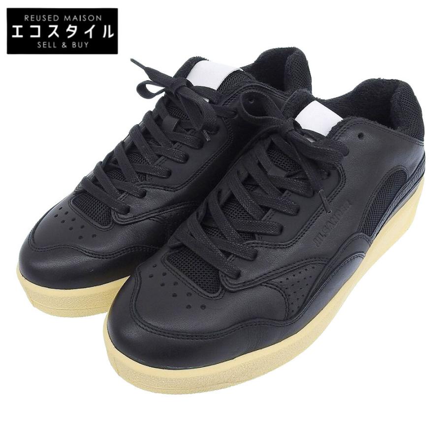 新品同様 JIL SANDER ジルサンダー スニーカー シューズ メンズ 黒 