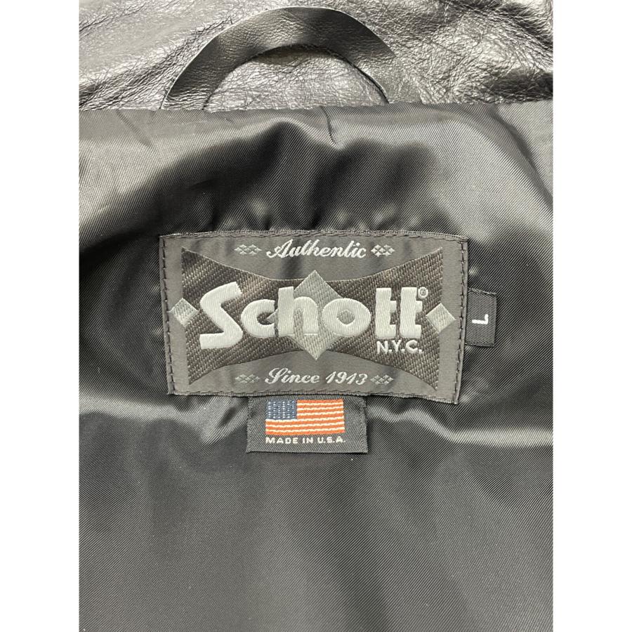 Schott N.Y.C（ショット） SCHOTT 654 ブラック シングルライダース
