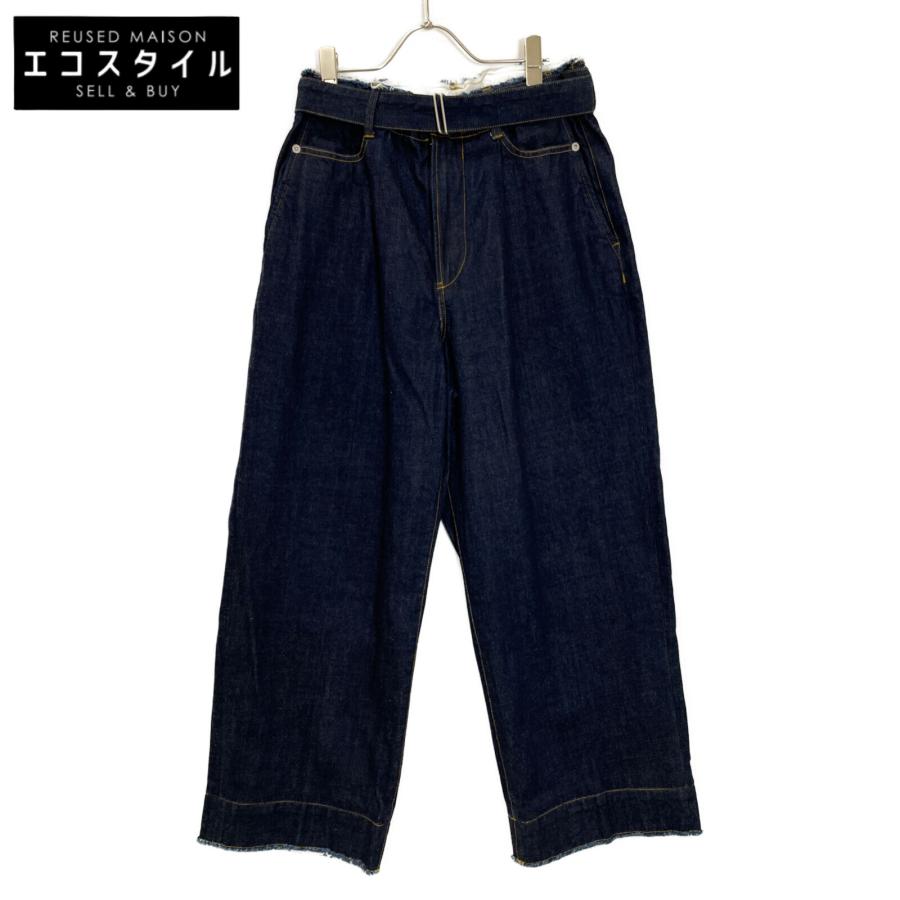 YOKE ヨーク YK22AW0405P CUT-OFF WIDE-LEGGED DENIM TROUSERS YOKE ヨーク YK22AW0405P CUT-OFF WIDE-LEGGED DENIM TROUSERS