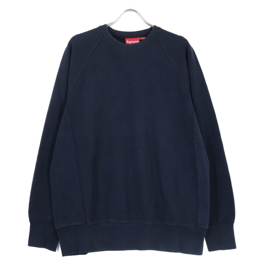Supreme シュプリーム ネイビー クルーネック スウェット Supreme シュプリーム ネイビー クルーネック スウェット