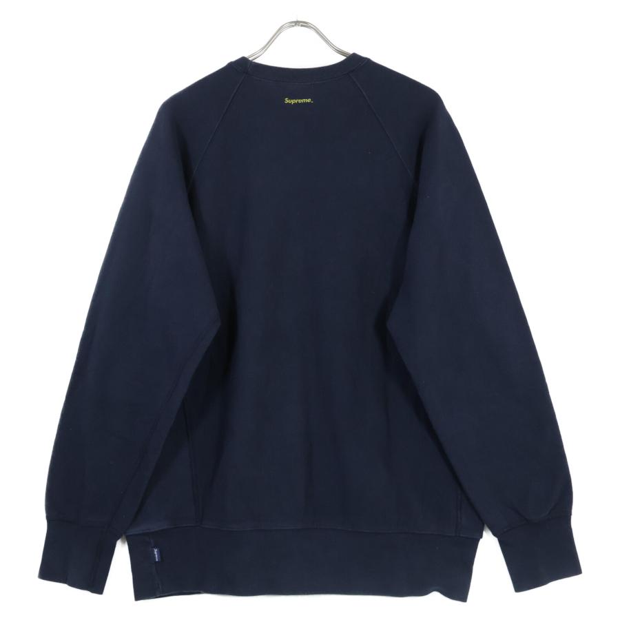 Supreme シュプリーム ネイビー クルーネック スウェット Supreme シュプリーム ネイビー クルーネック スウェット