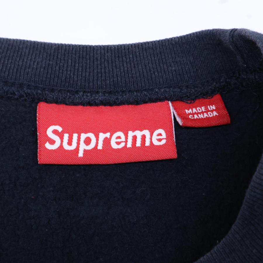 Supreme シュプリーム ネイビー クルーネック スウェット Supreme シュプリーム ネイビー クルーネック スウェット