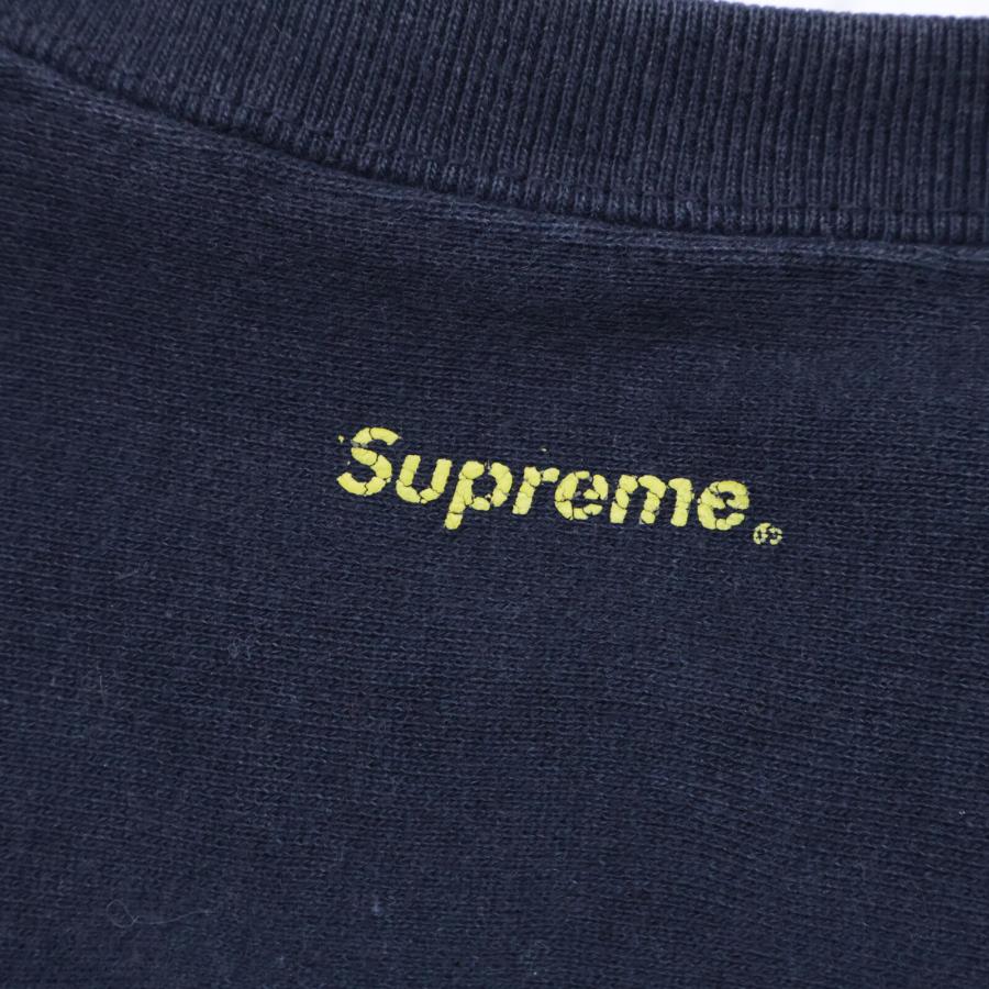Supreme シュプリーム ネイビー クルーネック スウェット Supreme シュプリーム ネイビー クルーネック スウェット