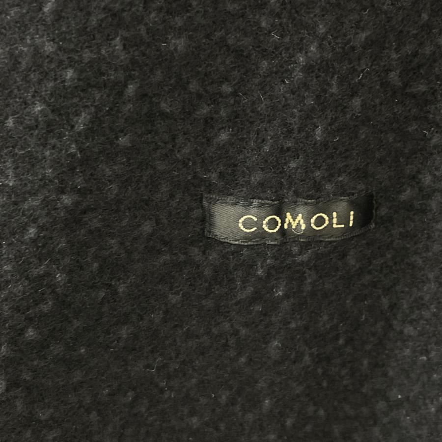 COMOLI コモリ A03-01014 24AW ブラック 縮絨ウール ジップ COMOLI コモリ A03-01014 24AW ブラック 縮絨ウール ジップ