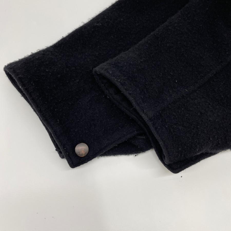 COMOLI コモリ A03-01014 24AW ブラック 縮絨ウール ジップ COMOLI コモリ A03-01014 24AW ブラック 縮絨ウール ジップ
