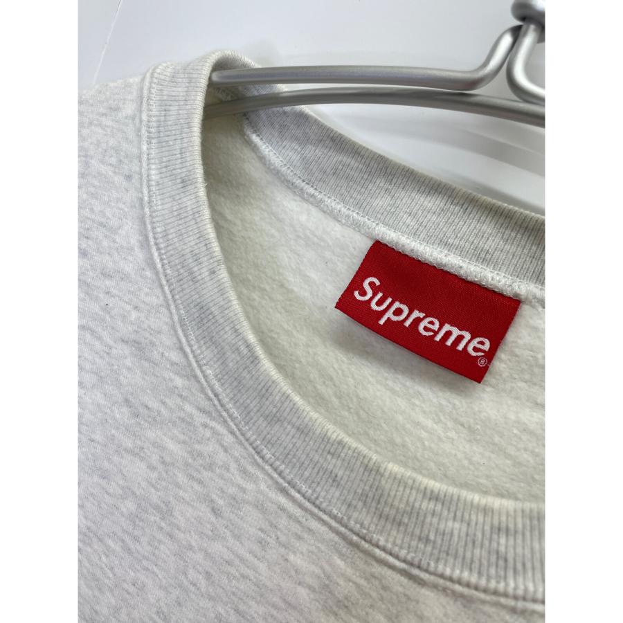 Supreme シュプリーム グレー リブ ストライプ クルーネック Supreme シュプリーム グレー リブ ストライプ クルーネック
