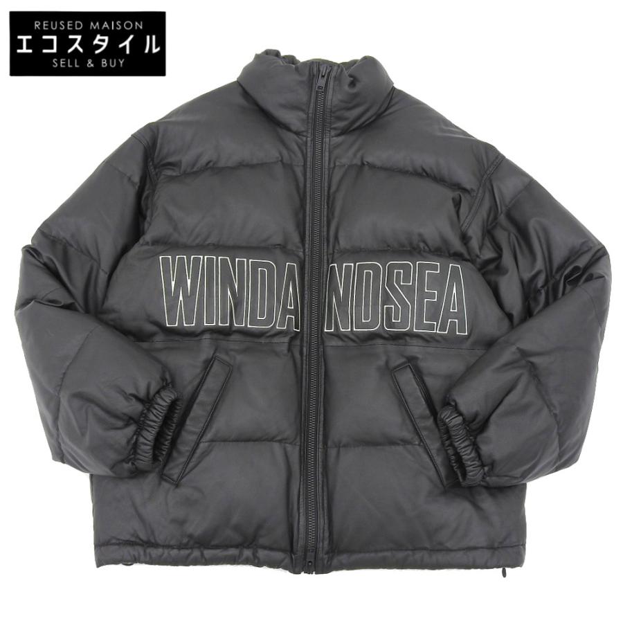 WIND AND SEA ウィンダンシー ラムレザー ダウンジャケット WIND AND SEA ウィンダンシー ラムレザー ダウンジャケット