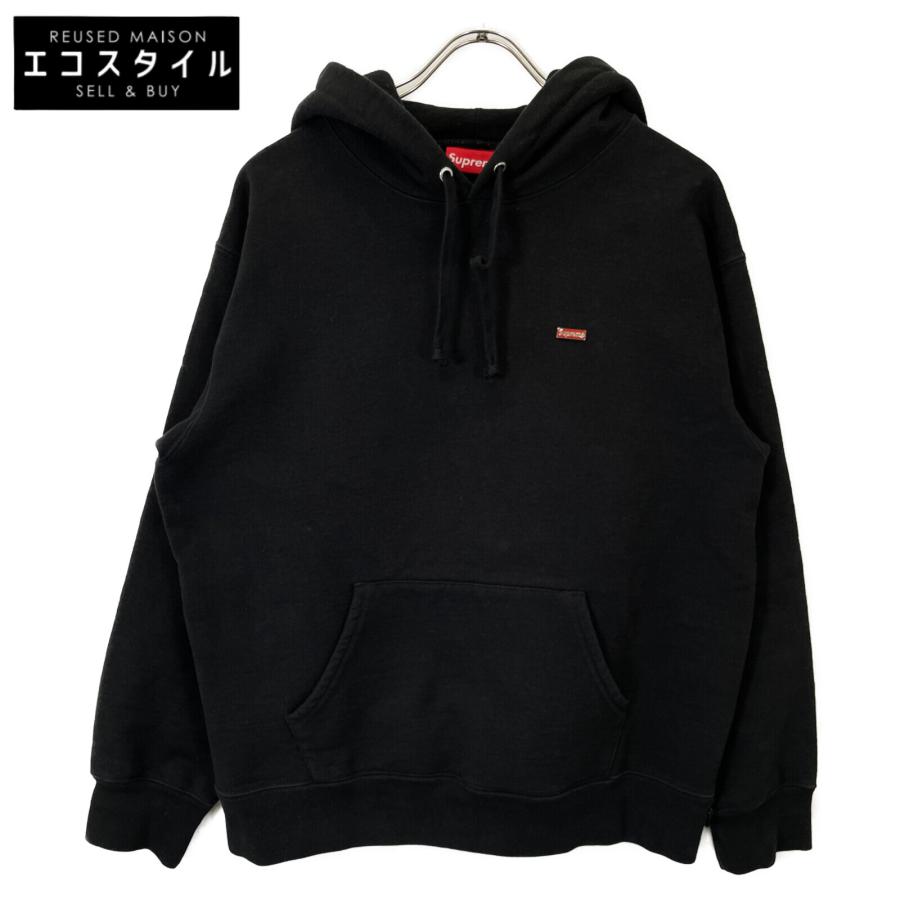 Supreme シュプリーム ブラック 22SS Enamel Small Box Hooded  