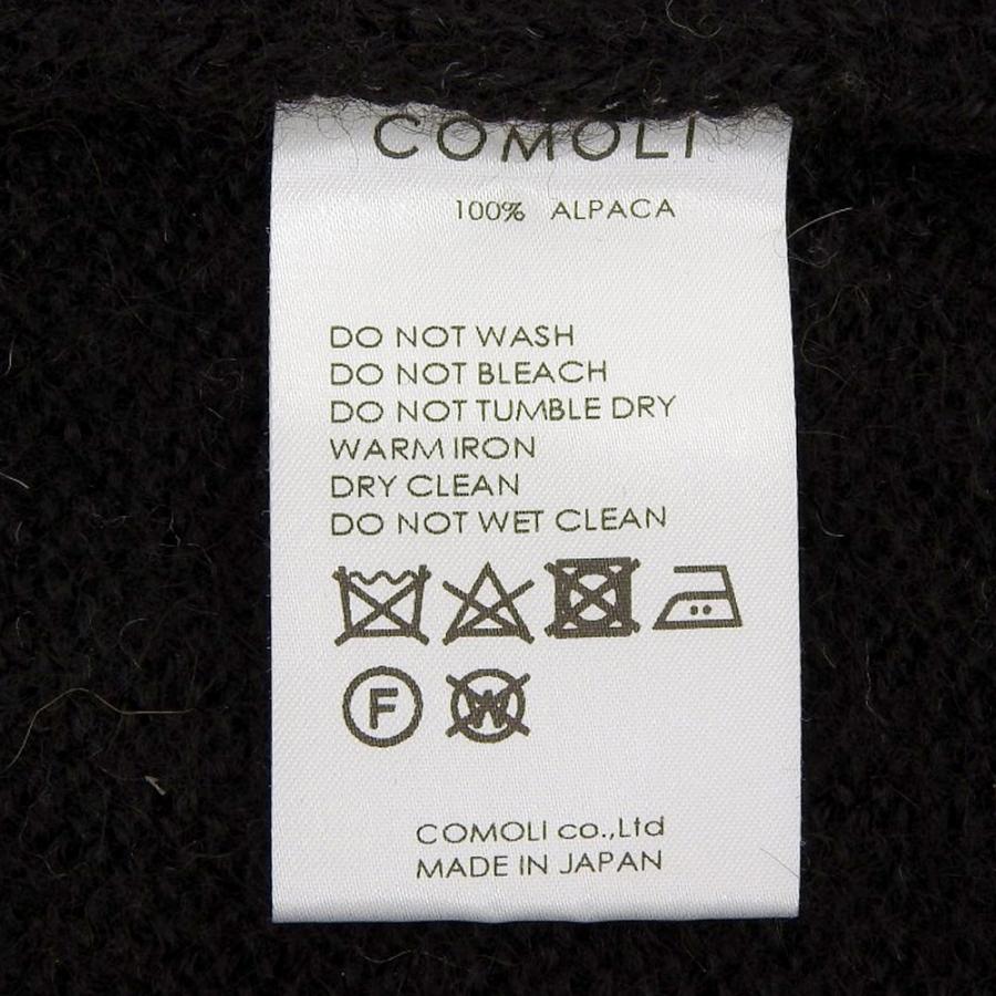 COMOLI コモリ アルパカ クルーネックニット トップス メンズ COMOLI コモリ アルパカ クルーネックニット トップス メンズ