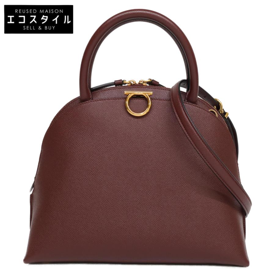 Salvatore ferragamo ガンチーニ 2way ハンドバッグ