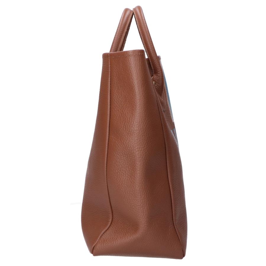 YOUNG & OLSEN ヤングアンドオルセン ELプリント レザー トート YOUNG & OLSEN ヤングアンドオルセン ELプリント レザー トート