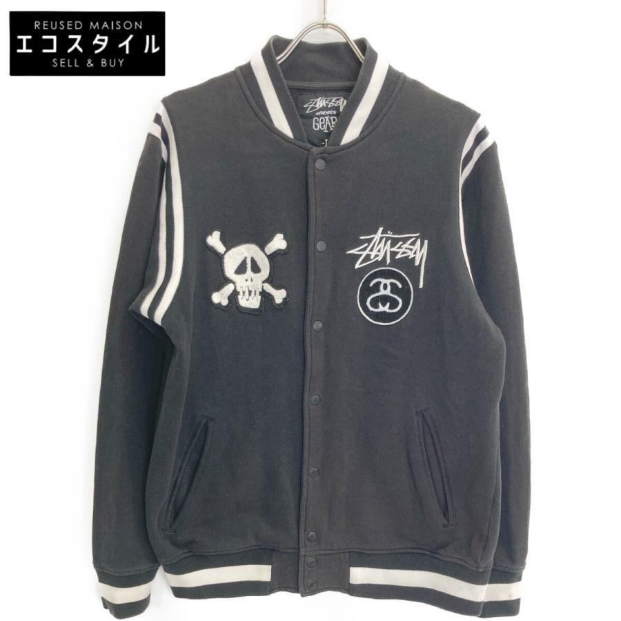 STUSSY ステューシー ブラック クロスボーン スカル スタジャン STUSSY ステューシー ブラック クロスボーン スカル スタジャン