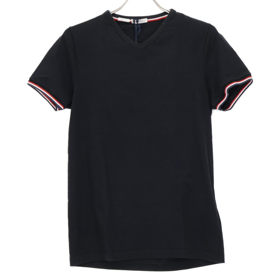 MONCLER モンクレール 正規 18年 MAGLIA ブラック Tシャツ S MONCLER モンクレール 正規 18年 MAGLIA ブラック Tシャツ S