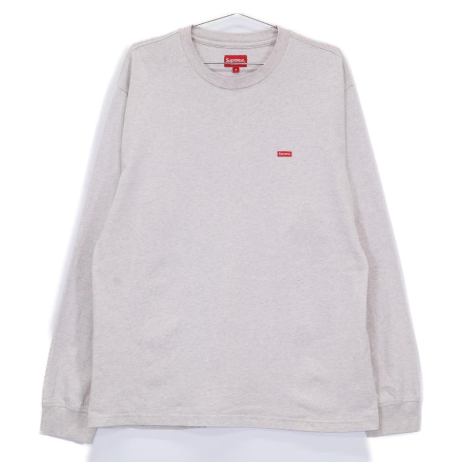 Supreme シュプリーム ライトグレー スモールボックスロゴ 長袖T Supreme シュプリーム ライトグレー スモールボックスロゴ 長袖T