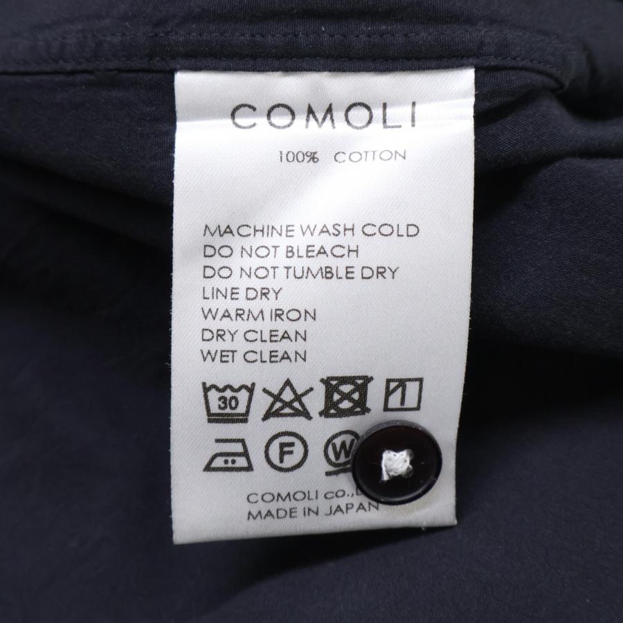 COMOLI コモリ X01-02001 ネイビー 23SS コモリシャツ トップス COMOLI コモリ X01-02001 ネイビー 23SS コモリシャツ トップス