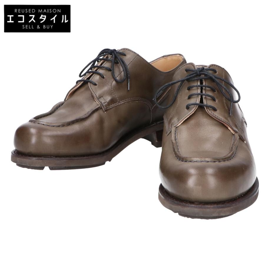 パラブーツ シャンボード カフェ茶 6 美中古品