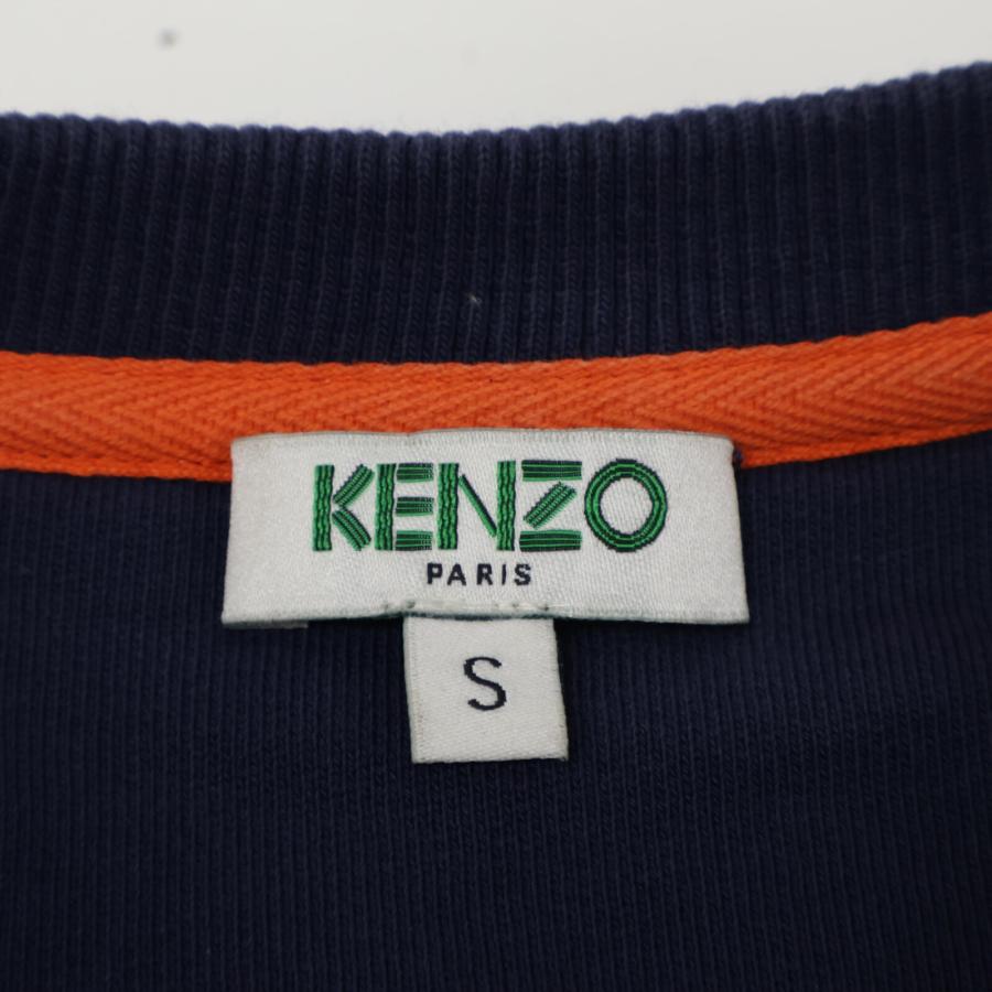 KENZO ケンゾー ネイビー タイガー刺繍 スウェット S トップス KENZO ケンゾー ネイビー タイガー刺繍 スウェット S トップス