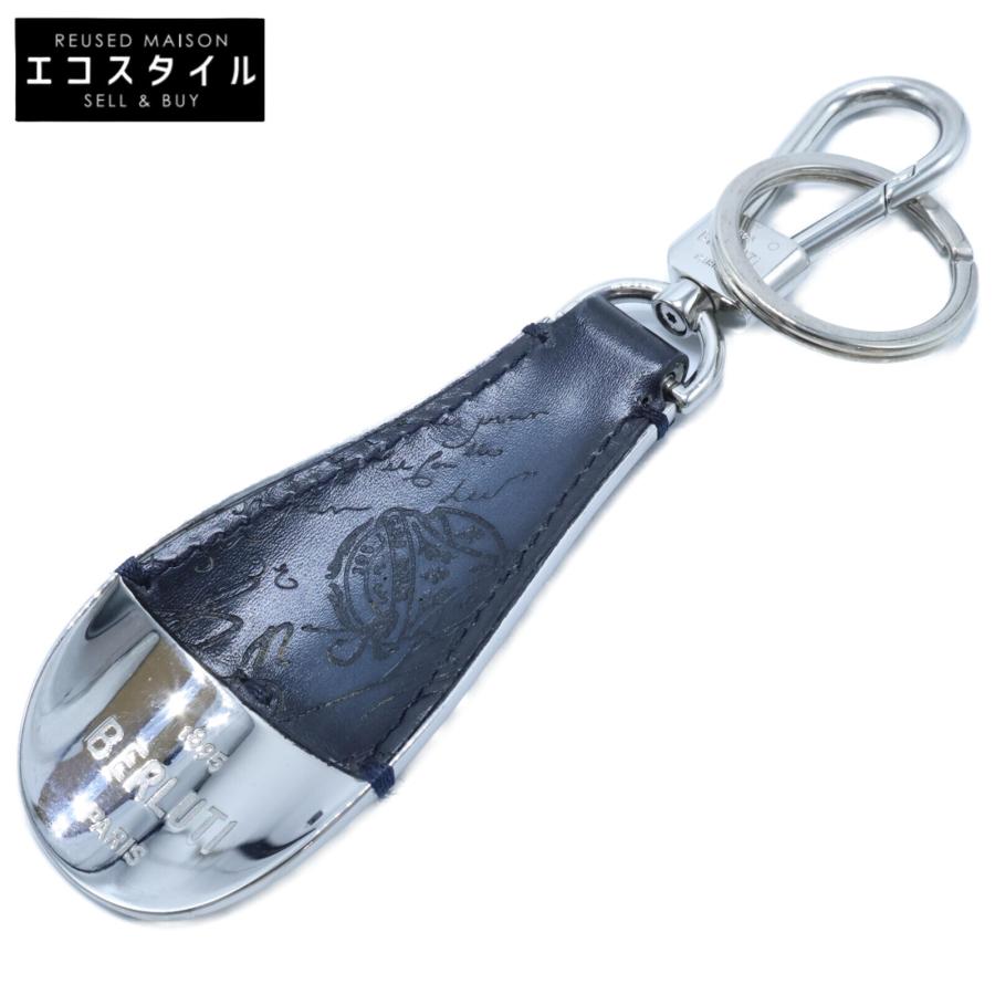 Berluti ベルルッティ フルスクリットレザー シューホーン キーリング