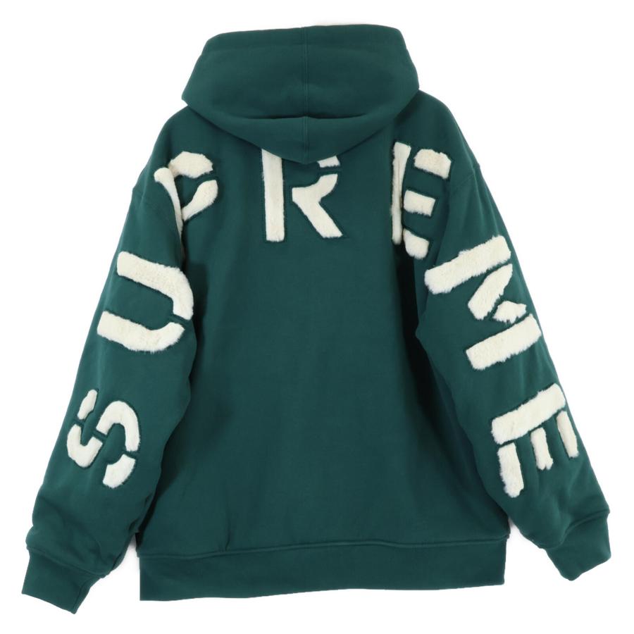 Supreme ダークグリーン パーカー 中古・古着通販】SUPREME (シュプリーム) プルオーバーパーカー