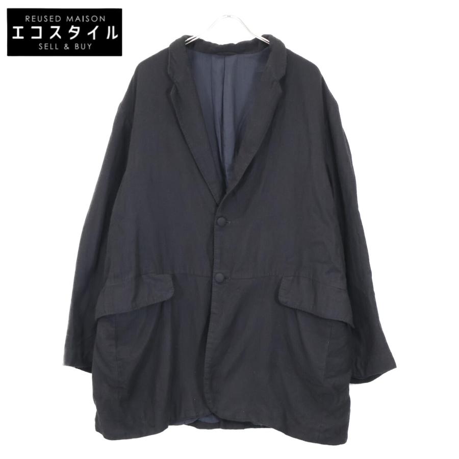 COMOLI コモリ A03-01028 24AW ブラック カシミヤシルク フロック