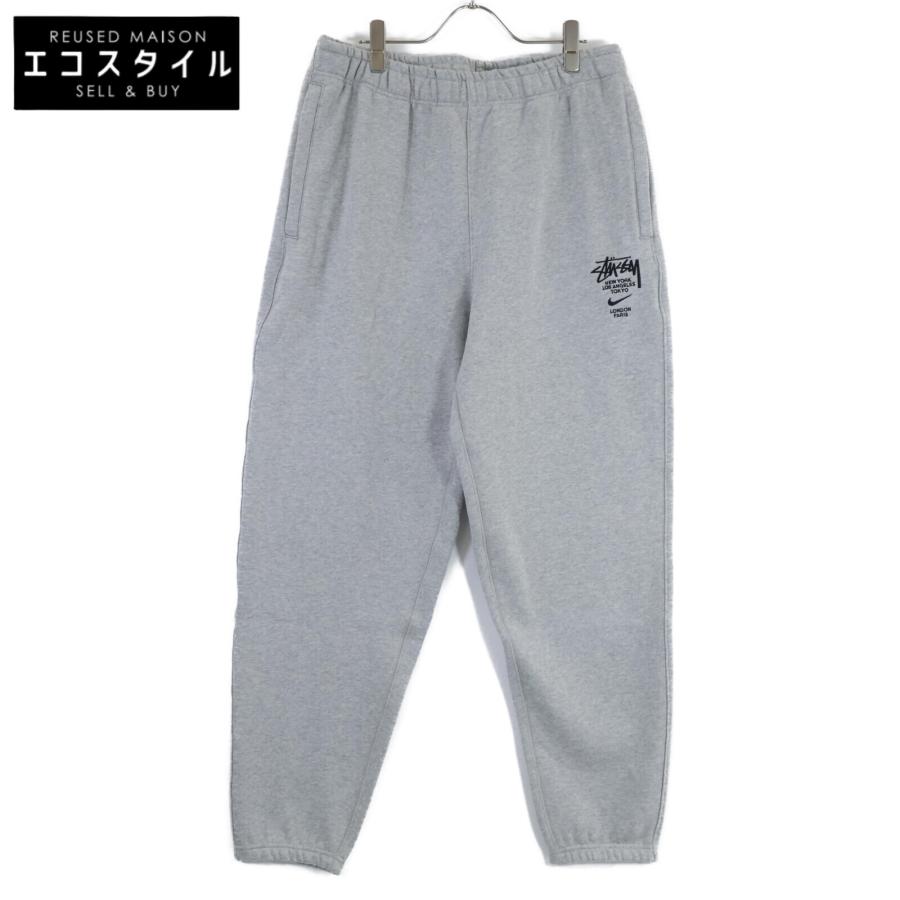 【最終値下げ】 stussy × nike グレー スウェット XLサイズ 最終値下げ】 stussy × nike グレー スウェット XLサイズ