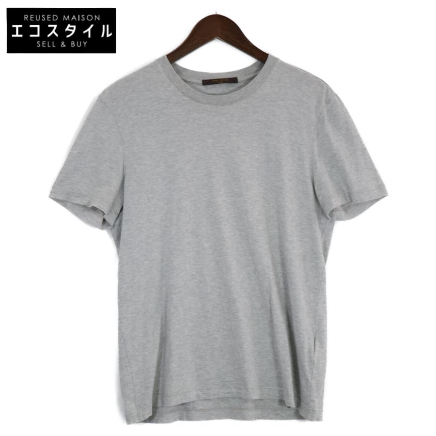 美品　ルイヴィトン　半袖カットソー　ポロシャツ　 M グレー　LV総柄　コットン クラシックショートスリーブピケポロ ｜ルイ・ヴィトン 公式サイト